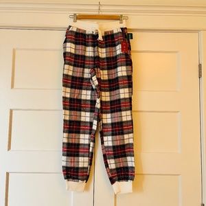 Plaid flannel pj pants